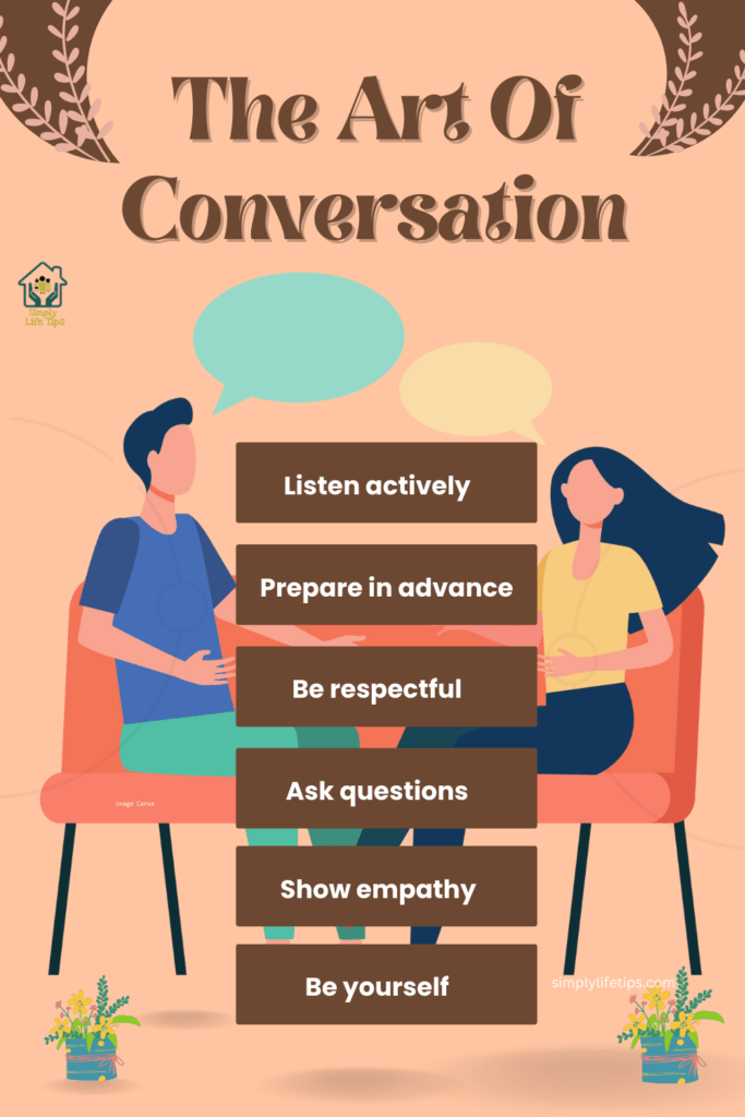 The Art Of Conversation A Guide To Better Communication Simply Life Tips